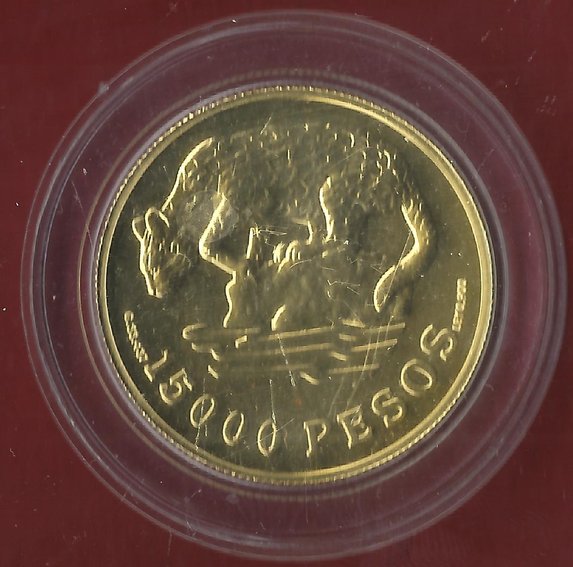  Kolumbien 15000 Pesos 1978 490 Stück RR Münzenankauf Koblenz Frank Maurer AJ908   
