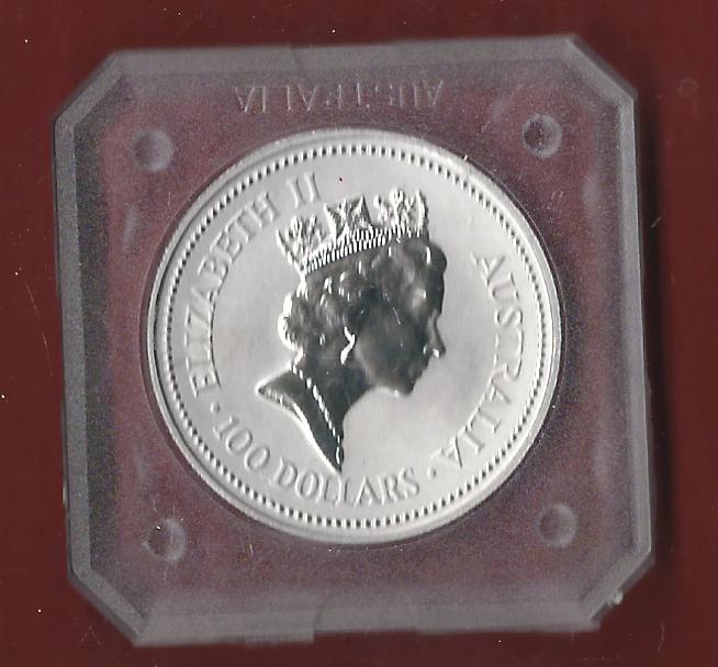  Australien 100 D.1991 Koala 1 Oz PLatin Münzankauf Koblenz Frank Maurer AJ701   