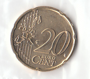  20 Cent Luxemburg 2004 (F251) prägefrisch  b.   
