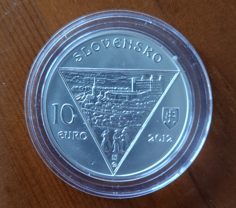  Slowakei 10 Euro Silber 2012 bu Chatam Sofer bzw. geb. Moses Schreiber in FFM   