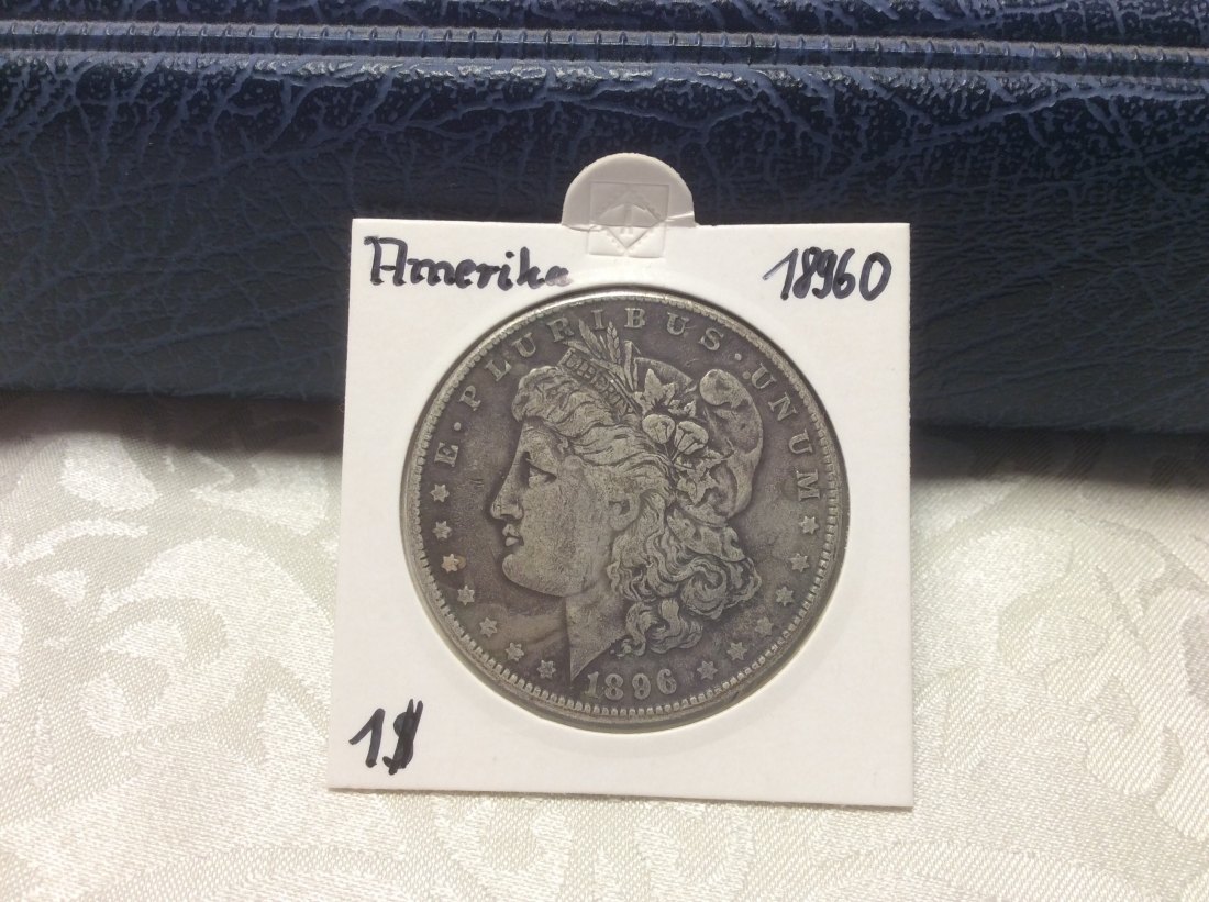  USA Morgan Dollar 1896 O sehr seltener Jahrgang   
