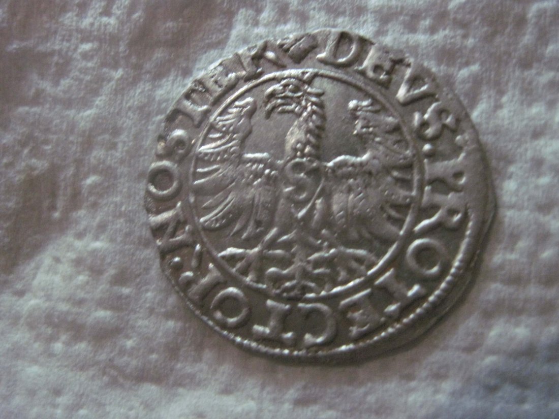  Unikum groschen Kronstadt ( Brasov) Transylvania year 1613 C Gabriel Bathory  MS condition   