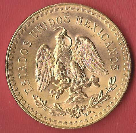  Mexico 1923 Gold 50 Pesos Mexiko 37,5 Gr. Feingold Top Frank Maurer Koblenz AK 805   