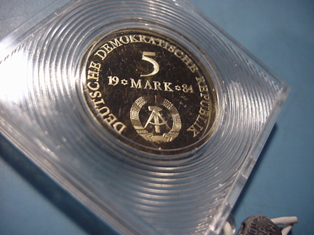  DDR 5 Mark Zum 150.Todestag v.Adolf v.Lützow PP 1984   