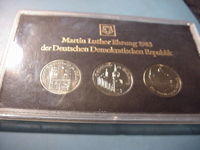  DDR Martin-Luther-Ehrung mit 5 Mark Wartburg 1983   