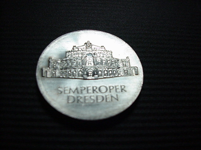 DDR 10 Mark Wiedereröffnung der Semperoper 1985