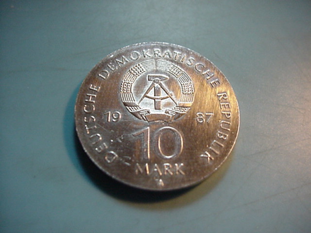  DDR 10 Mark Schauspielhaus Berlin 1987   