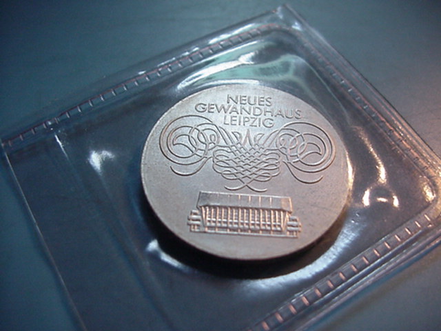  DDR 10 Mark Zur Eröffnung des Neuen Gewandhaus in Leipzig 1982   