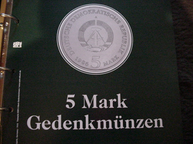 DDR 5 Mark-Komplettsammlung 1969-1990