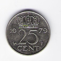  Niederlande 25 Cent 1979 N   Schön Nr.67   