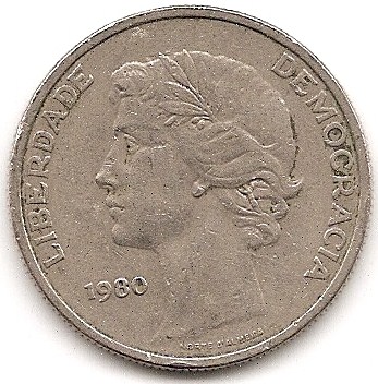  Portugal 25 Escudos 1980 #96   