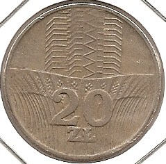  Polen 20 Zloty 1973 #101   