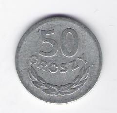  Polen 50 Groszy  Al 1949  Schön Nr.36a   