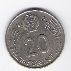  Ungarn 20 Forint 1983 K-N  Schön Nr.128 (D3/87)   