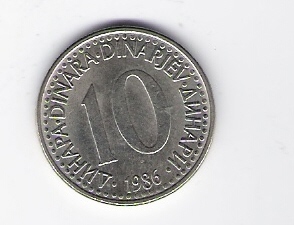  10 Dinara K-N 1986         Schön Nr.86   