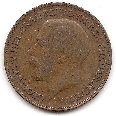  Großbritannien 1 Penny 1920 #176   