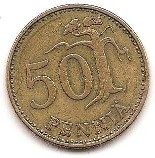  Finnland 50 Pennia 1963 #237   
