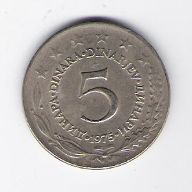  5 Dinara K-N-Zk 1975         Schön Nr.56   