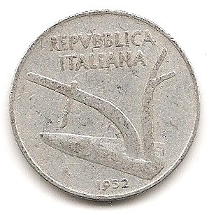  Italien 10 Lira 1952 #161   