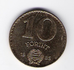  Ungarn 10 Forint Al-Bro 1985   Schön Nr.96a   