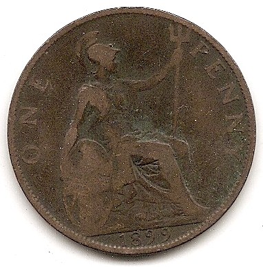  Großbritannien 1 Penny 1899 #183   
