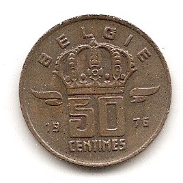  Belgien 50 Centimes 1976 #17   
