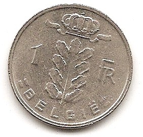  Belgien 1 Franc 1988 #48   