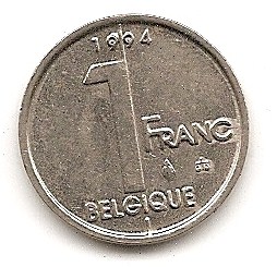  Belgien 1 Franc 1994 #48   