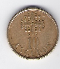  Portugal 10 Escudo 1987 N-Me       Schön Nr.93   