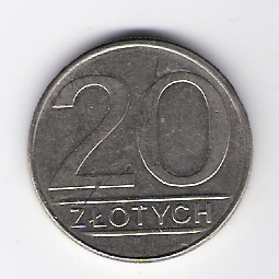  Polen 20 Zloty K-N 1986   Schön Nr.147   