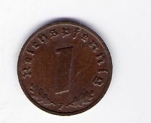  3.Reich 1 Reichspfennig 1937 F   Jäger Nr.361   