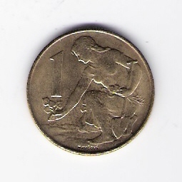  Tschechoslowakei 1 Krone 1991   Schön Nr.159   