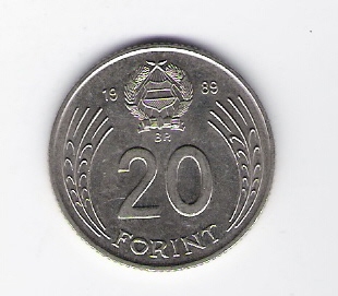  Ungarn 20 Forint N 1989   Schön Nr.128   