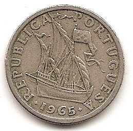  Portugal 2,50 Escudo 1965 #97   