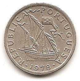  Portugal 2,50 Escudo 1978 #97   