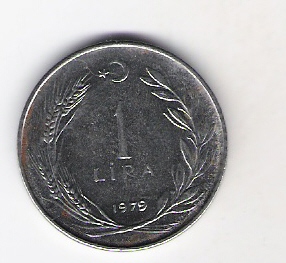  Türkei 1 Lira St 1979         Schön Nr.409b neu   
