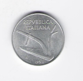  Italien 10 Lire Al 1952 Schön Nr.93   