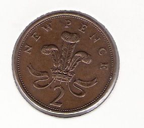  Grossbritannien 2 New Pence Bro 1975 Schön Nr.403   