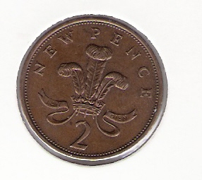  Grossbritannien 2 New Pence Bro 1980 Schön Nr.403   