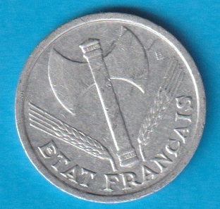  Frankreich 1 Franc Al 1942 Schön Nr.213 (C 54)   