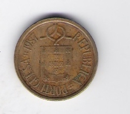  Portugal 5 Escudos N-Me 1987   Schön Nr.92   