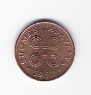  Finnland 1 Penni Bro 1967     Schön Nr.48   