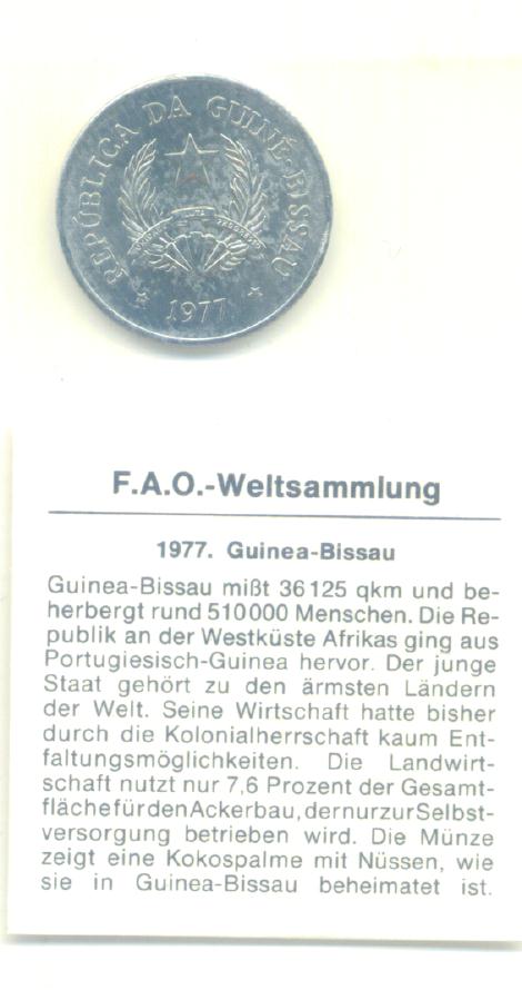  50 Centavos Guinea-Bissau 1977 (FAO)   
