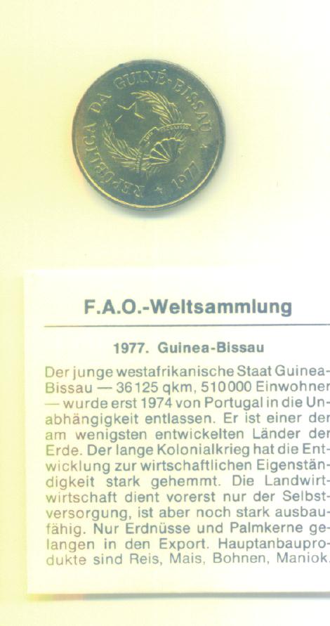  1 Peso Guinea-Bissau 1977 (FAO)   