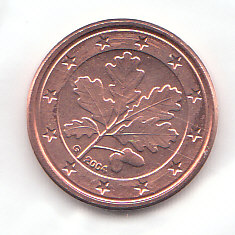  1 Cent 2004 G Prägefrisch (A724) b.   