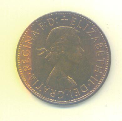 1 Penny Großbritannien 1967   
