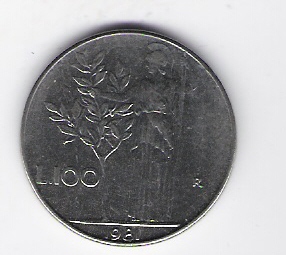 Italien  100 Lire St Schön Nr.96 1981 