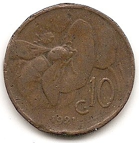  Italien 10 Centesimi 1921 #270   