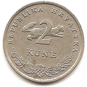  Kroatien 2 Kuna 1993 #277   