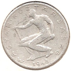  Ungarn 50 Filler 1948 #281   